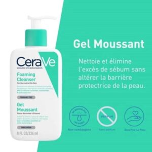 فوم شستشوی صورت سراوی مخصوص پوست نرمال تا چرب حجم 236 میل