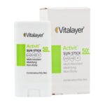 ضد آفتاب استیکی ویتالیر مدل Activit با SPF50 مناسب پوست چرب و مختلط وزن 15 گرم